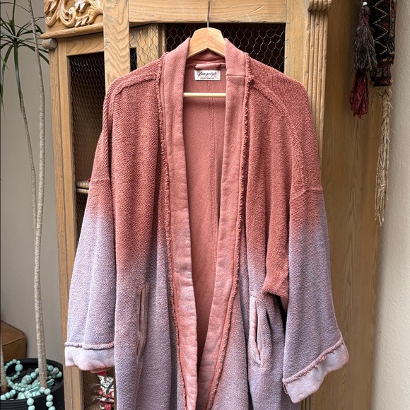 Free People Lola Ombre Sweatshirt Cardi - Picture 6 of 15